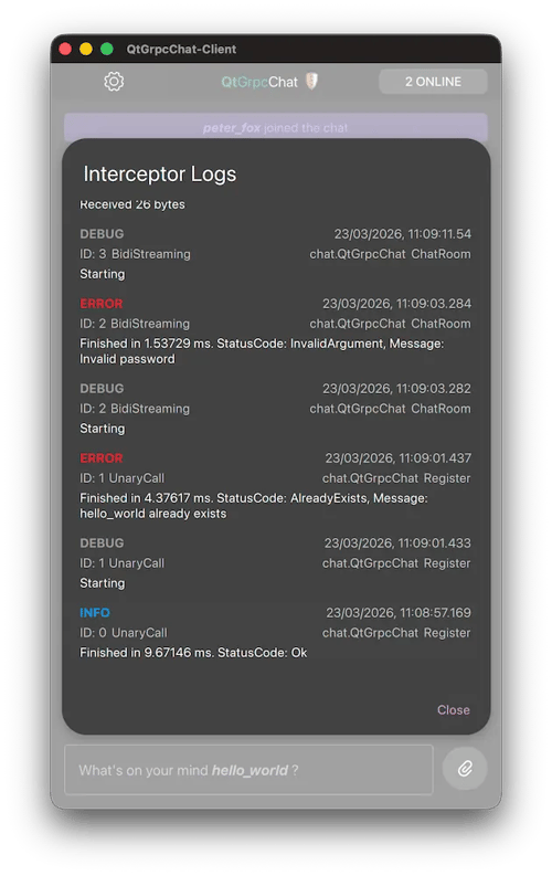 What's New in the Qt GRPC library in 6.11