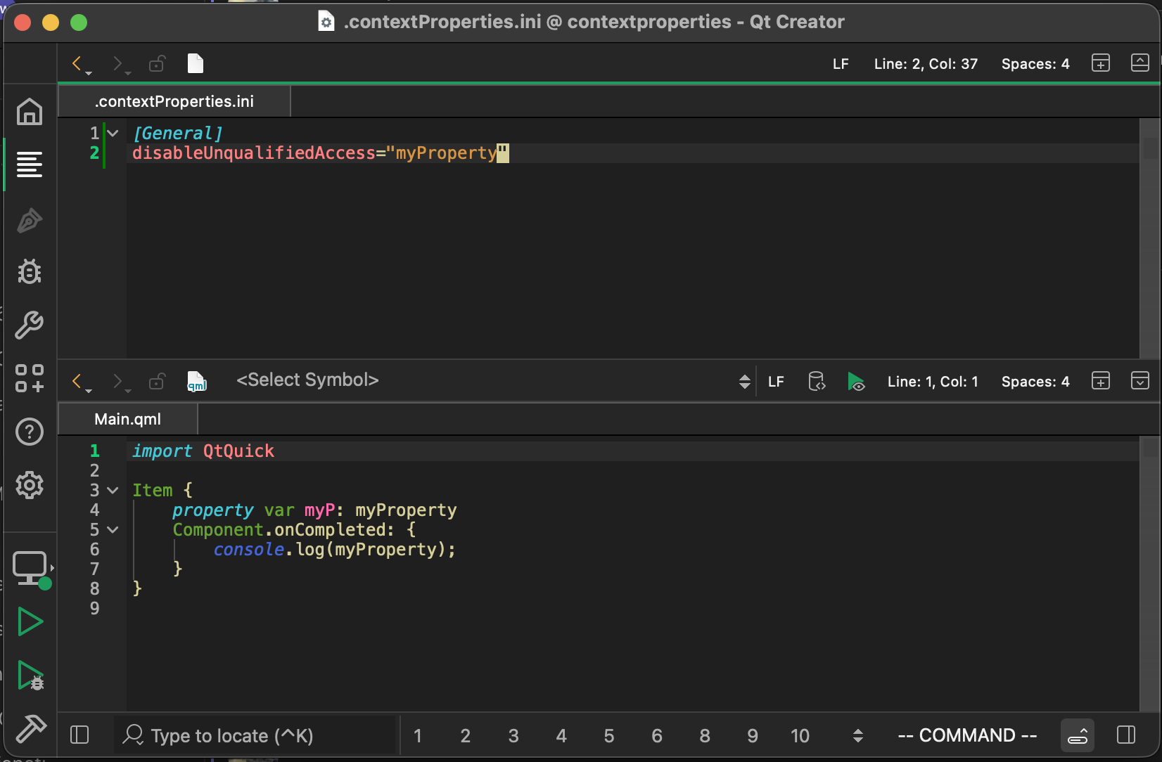 Disabling the unqualified access warning